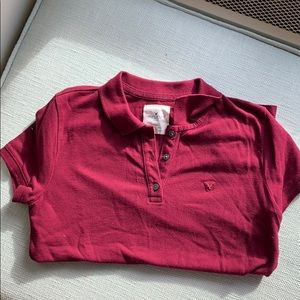 Short sleeved collard shirt